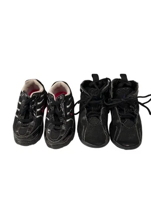 Nike Air Torch 6C Black Jordan True Flight 7C Suede Athletic Sneaker Shoes Baby - image 1 of 4