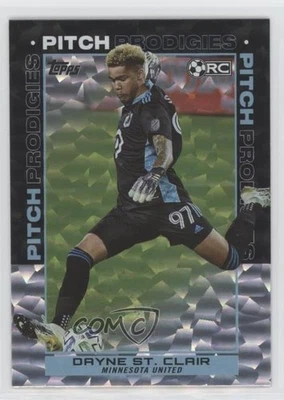 2021 Topps MLS Pitch Prodigies Retail Icy Foil Dayne St Clair #198 Rookie RC - Image 1 of 3