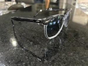 NEW Ray Ban EagleEye RB2398 1355/3F 56 Transparent Grey Blue Lens Sunglasses - Picture 1 of 7
