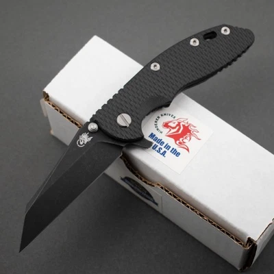 ¡NUEVO! Hinderer XM-18 3.5" Battle Black Wharncliffe Sin Choil, 20CV, Black Ti/G10 Foto 1 de 4