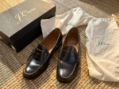 Vestido Mocasines Informales de Cuero J Crew Marrón Talla 9 - Buen Estado Foto 1 de 4