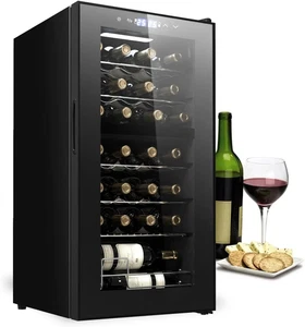 Cantinetta Vino Refrigerata Elegante - Doppia Temperatura Personalizzabile, Frig - Foto 1 di 12