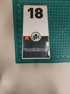 McDonalds Table Service Locator Tent Number 18 RadBeacon Restaurant Decor - Picture 1 of 4