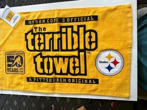 PITTSBURGH STEELERS 50 YEARS IMMACULATE RECEPTION TERRIBLE TOWEL 1972-2022 - Picture 1 of 4