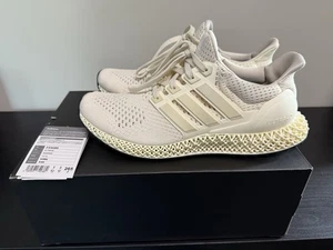 Adidas Ultra 4D Core White - Lightly Worn -Men's US Size 8.5 - FX4089 - Picture 1 of 14