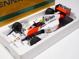 MINICHAMPS 1:18 McLAREN HONDA MP4/5B A. SENNA WORLD CHAMPION 1990 "Marlboro" - Picture 1 of 11