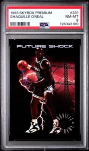 1993 Skybox Premium #331 Shaquille O’Neal - PSA 8 NM - MT HOF Orlando Magic - Picture 1 of 3