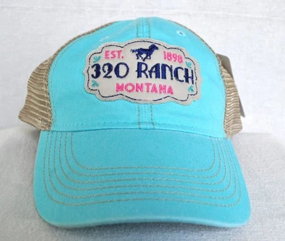 *320 RANCH MONTANA* Big Sky Trucker malla suave gorra de pelota sombrero *OURAY 51286-7* Foto 1 de 3