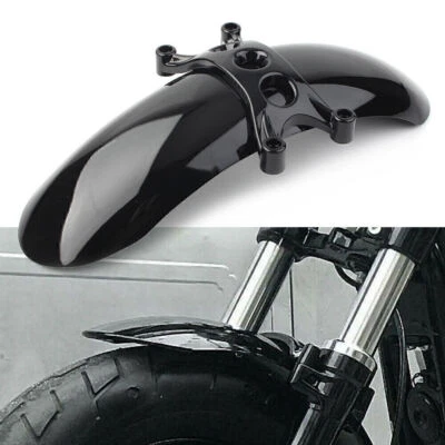 Short Front Fender Mudguard Hugger Motorcycle Fit Harley Forty Eight 2010-2015 Foto 1 de 4