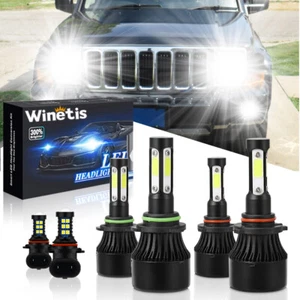 Kit de bombilla de faros antiniebla LED blancos 6x para Jeep Commander 2006-2010 Hi Lo - Imagen 1 de 8