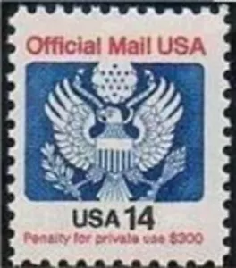 #O129A 14 CENT AMTLICHE POSTFRISCH SS NH O.G - Bild 1 von 2