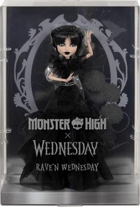 2024 Monster High x Wednesday Addams Rave'N Kleid Puppe auf Lager - Bild 1 von 6