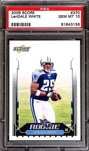2006 Score - Rookie LenDale White #370 (RC) PSA 10 GEM - Picture 1 of 2