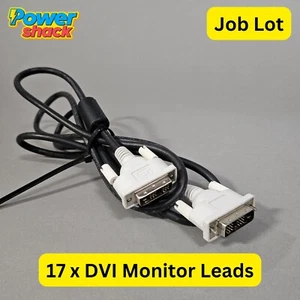 17 x DVI Monitorkabel 25 Pin (24+1 Pin) DVI-D Stecker auf M Digital Dual Link Kabel - Bild 1 von 9