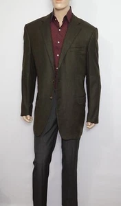 NEW Ermenegildo Zegna Sport Coat BROWN Size XXL(US46/EU 56)100% Wool Switzerland - Picture 1 of 12