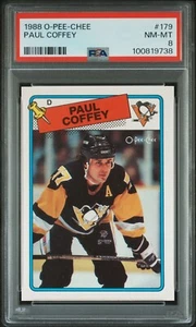 1988 O-Pee-Chee Paul Coffey #179 PSA 8 NmMt Sharp - Picture 1 of 2