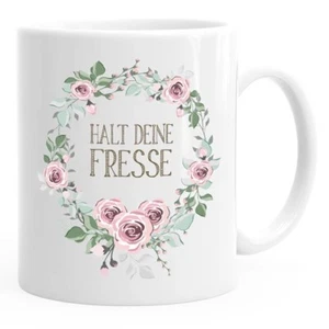 Kaffee-Tasse Schimpfwörter Beleidigung Ironie Geschenk-Tasse lustige Büro-Tasse - Bild 1 von 32