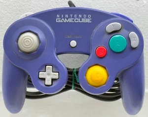 OEM Nintendo Gamecube Controller Purple Indigo DOL-003 Genuine UNTESTED READ - Picture 1 of 9