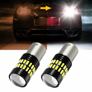 1156 P21w waterproof BA15 LED Backup Reverse Light Bulb 360 degree 6000k lamp F4 - Foto 1 di 12