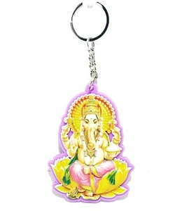 Key Ring Ganesh Key Chain Ganesh Key Ring - Picture 1 of 2