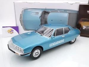 Norev 121703 # Citroën SM Baujahr 1973 türkismetallic " Gendarmerie " 1:12 NEU - Picture 1 of 6
