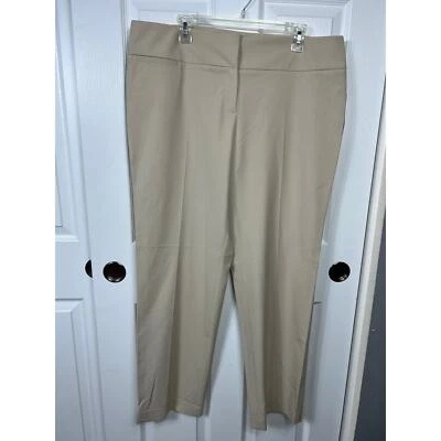 Pantalones pantalones beige Womyn talla 16 nuevos con etiquetas Foto 1 de 4