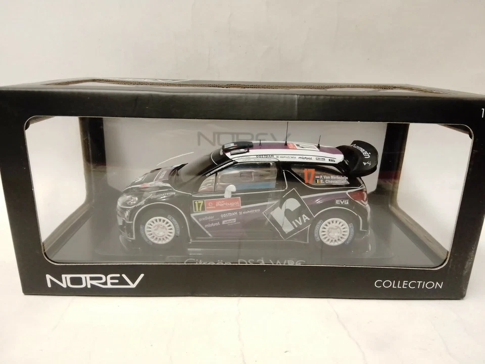Norev Citroen DS3 WRC #17 Merkstejin Rallye Portugal 2012 1/18 181559 - Immagine 1 di 2