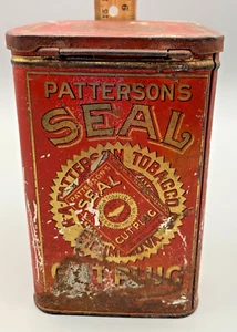 Patterson's Seal Vintage Tabacco Tin (empty) - Picture 1 of 4