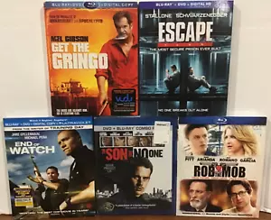 Lot of 5 Blu Ray Action Movies-New/Sealed END OF WATCH, SON OF NO ONE, ROB MOB - Picture 1 of 7