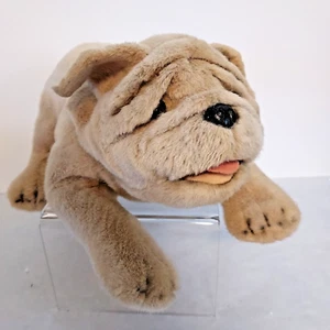 Avarti Applause Jockline Englische Bulldogge Puppe Plüsch schwer zu finden Vintage 1987  - Bild 1 von 6