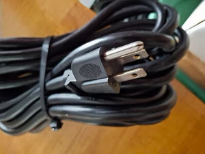 Power Cords (16 pc lot) 16/3 19.5'est Blk 105C 300V - Picture 1 of 3