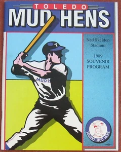 1989 Syracuse Chiefs - Toledo Mud Hens International League Baseball Program - Picture 1 of 1