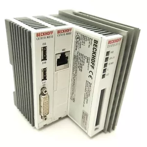 PC industrial BECKHOFF CX1010-0111 500 MHz 256 MB RAM DVI USB RJ461GB CF PC104 - Imagen 1 de 9