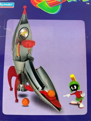NUEVO COMO NUEVO 1996 SPACE JAM Playmates Marvins Cuenta Regresiva Rock-O-Tron Rocket Ship Juego Foto 1 de 4