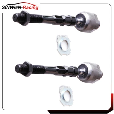 Par (2) de eslabones de extremo de barra de amarre interior delantera para Nissan Frontier Pathfinder 2005-2013 Foto 1 de 3