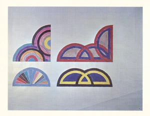 Frank Stella vintage 1968 "Sabra" - Picture 1 of 2
