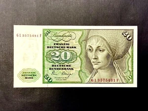 ~ 1980 Germany Federal Republic 20 Deutsche Mark Choice Uncirculated Unc - Picture 1 of 2