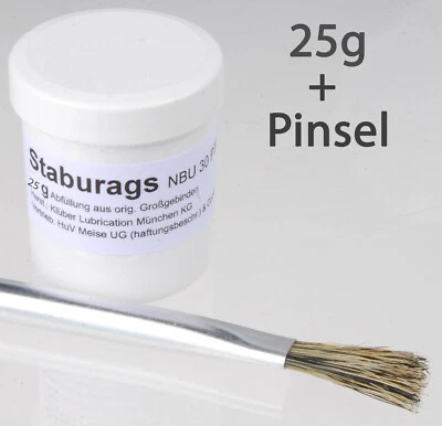 KLÜBER LUBRICATION 25 g Staburags NBU 30 PTM compatible con BMW, Moto Guzzi, Suzuki, Yamaha Kardan