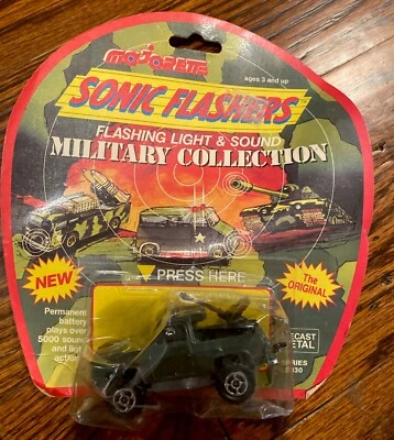 1989 Majorette Sonic Flashers Military Collection Die Cast Metal - Image 1 of 3