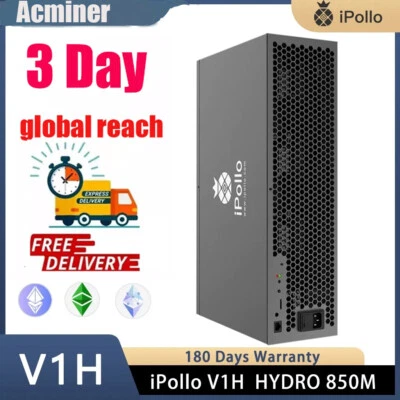 iPollo V1H 850M/s 690W Hydro Miner ETC OCTA  ASIC Miner IN STOCK - Image 1 of 4