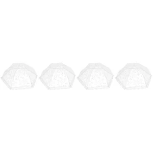 4pcs Dining Table Food Cover Decorative Food Cover Food Serving Cover Home - Picture 1 of 12
