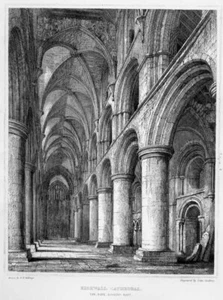 Scotland ST. MAGNUS CATHEDRAL Kirkwall ~ 1840s Architecture Art Print Engraving - Picture 1 of 1