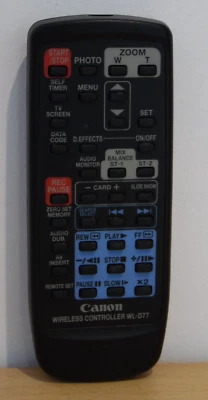 Vintage Wireless Controller Canon WLD77 Remote Control. Measurements are 13cm x - Image 1 of 4