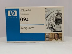 HP 09A C3909A Genuine 5si 8000 OEM Black Toner Cartridge - NIB Sealed - Picture 1 of 3