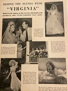 Virginia, Madeleine Carroll, Full Page Vintage Clipping