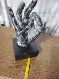 Physical Therapy Therapist Dr Desk Office FINGERS OK OKAY Statue Life Sized Gift - Picture 1 of 4