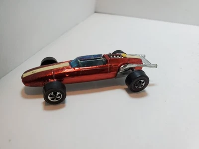 De colección 1969 Hot Wheels Redline Indy Eagle rojo con interior negro buen estado Foto 1 de 4