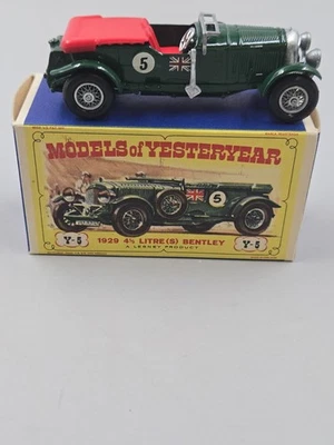 Vintage 1962 Matchbox Lesney Models Of Yesteryear Y-5 1929 4.5 Litre Blower... - Image 1 of 4