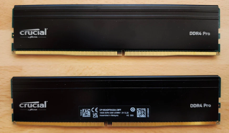 32GB Crucial DDR4 Pro 3200 Memory - Image 1 of 1