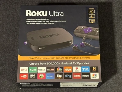 Roku Ultra 4K/HD/HDR Streaming Media Player with HDMI 4661R- Black OPEN BOX - Image 1 of 4